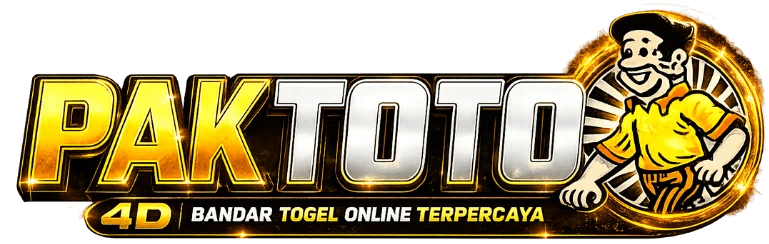 Logo PAKTOTO dengan maskot emas dan putih